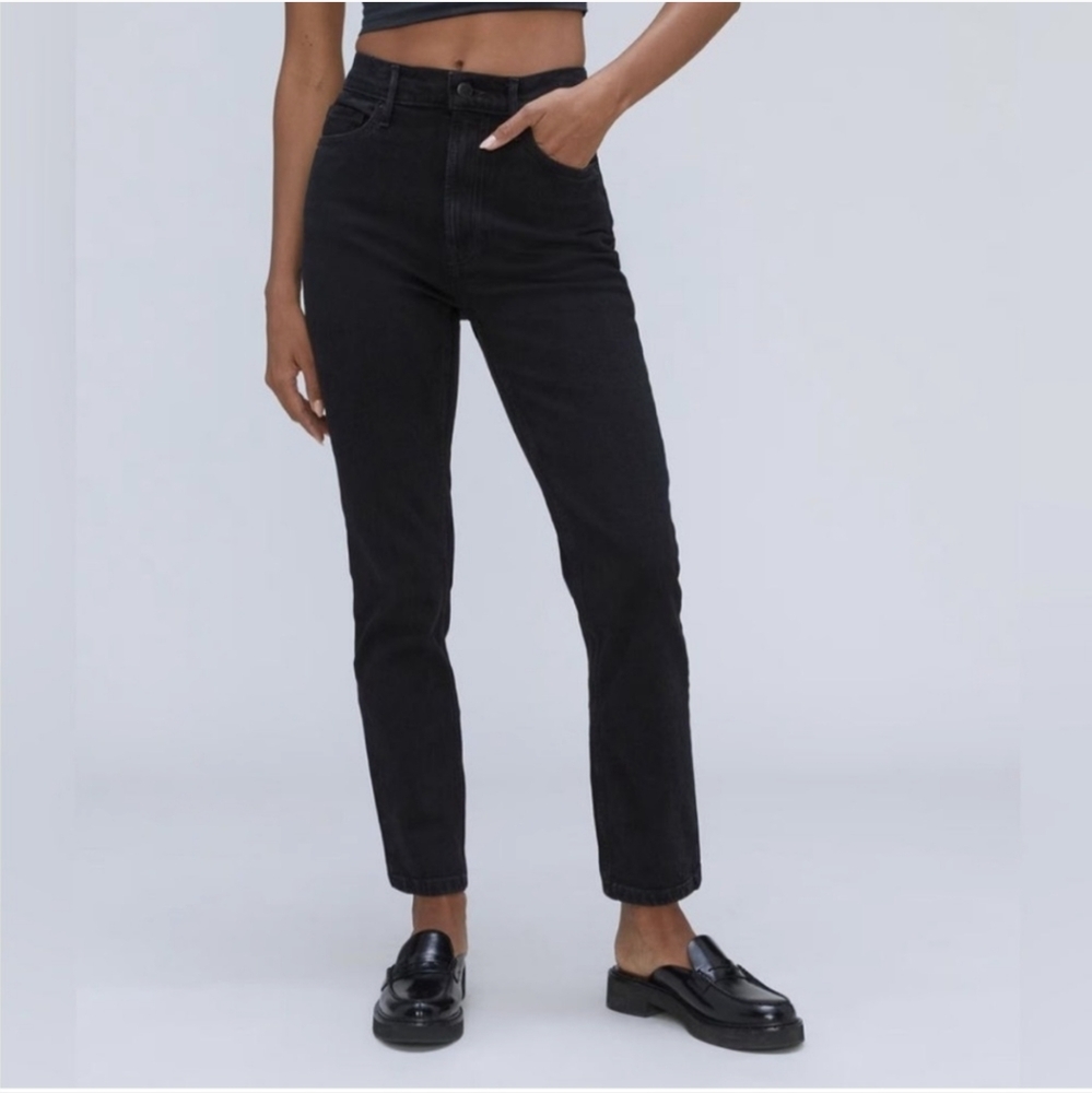 Nwt Everlane original cheeky Jean high waist cropped sz 28 straight
